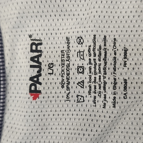 Pajar Mens Performance Technical Tee Shirt Large Nwot - Picture 5 of 10